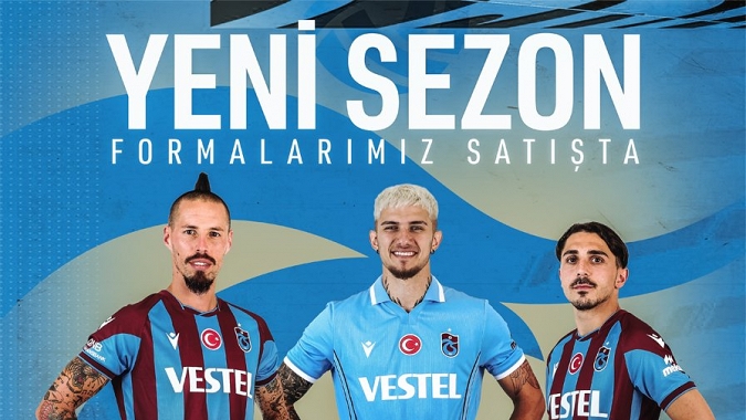 Trabzonspor yeni sezon formalarını tanıttı