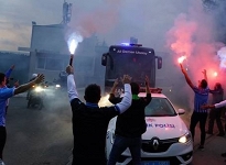 Trabzon Sokaklarında Trabzonspor Bayramı