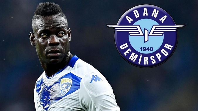 Balotelli Adana Demirspor için İstanbul'a geldi
