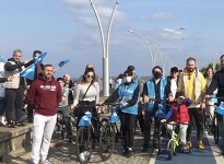 DEVA Partisi Trabzon'dan Zamlara bisikletli protesto