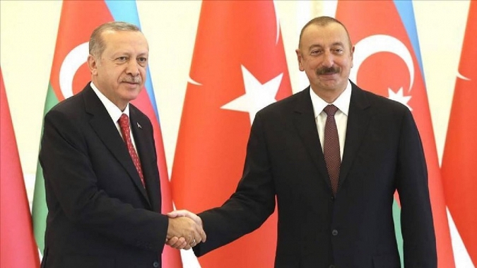 Erdoğan, Aliyev ile görüştü