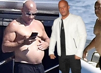 Vin Diesel'in eski halinden çok farklı