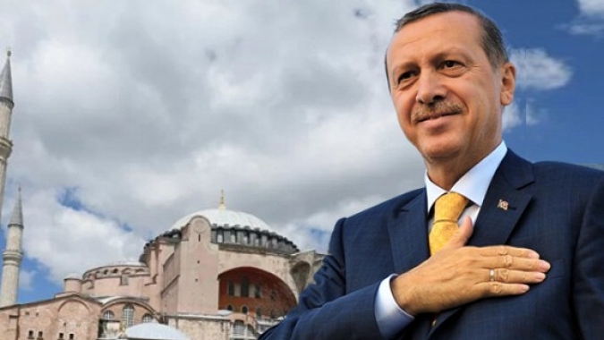 Erdoğan'dan Ayasofya'lı Yeni Yıl Mesajı