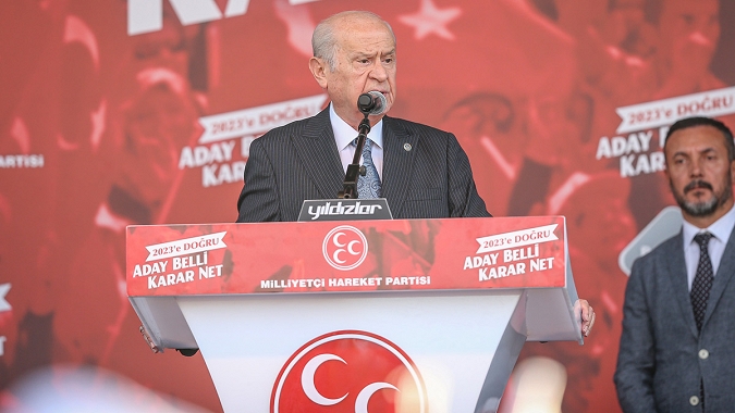 Bahçeli 'Sözümüz sözdür adayımız Erdoğan'dır'