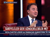 Ali Babacan Habertürk'te soruları yanıtladı