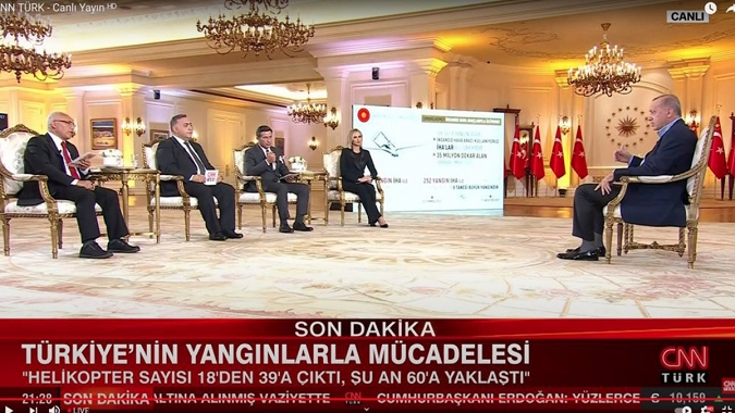 Cumhurbaşkanı Erdoğan'a 'prompter' tepkisi