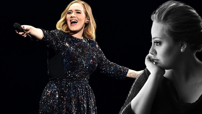 Adele konserde içini döktü