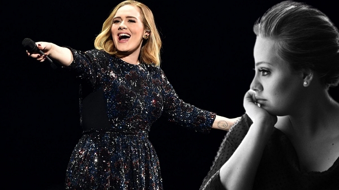 Adele konserde içini döktü