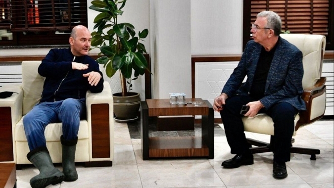 Süleyman Soylu, Mansur Yavaş ile bir araya geldi