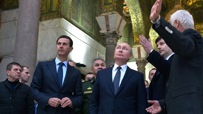 Esad'ın Rusya ziyaretinde dikkat çeken kare