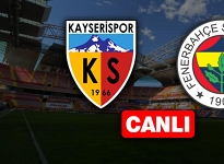 Kayserispor:1 - Fenerbahçe:1 maçı CANLI YAYIN