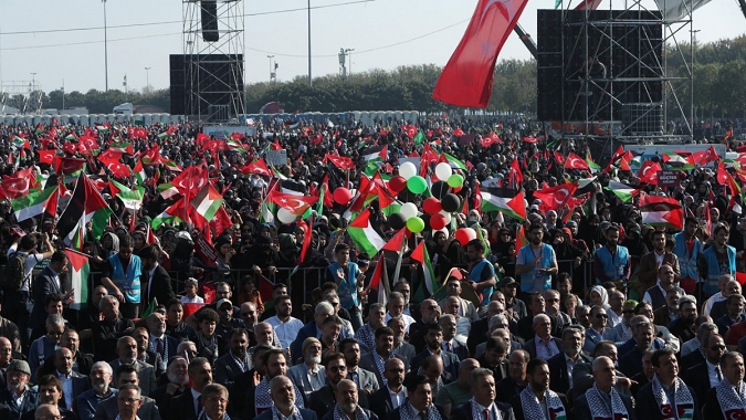 İstanbul'da Filistin buluşması düzenlendi
