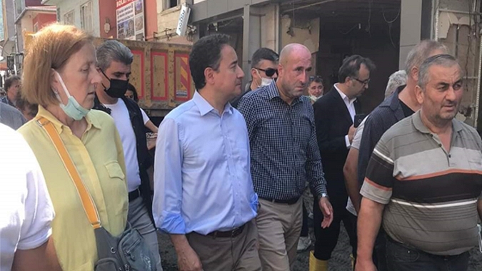 Ali Babacan'dan Sel Bölgesine Ziyaret
