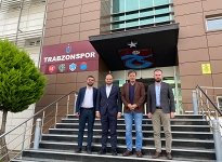 Şanlıoğlu ve Çiçek'ten Trabzonspor'a Ziyaret