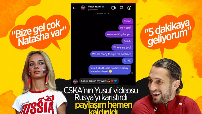 Yusuf'un Rusya'da ortalığı karıştıran videosu!