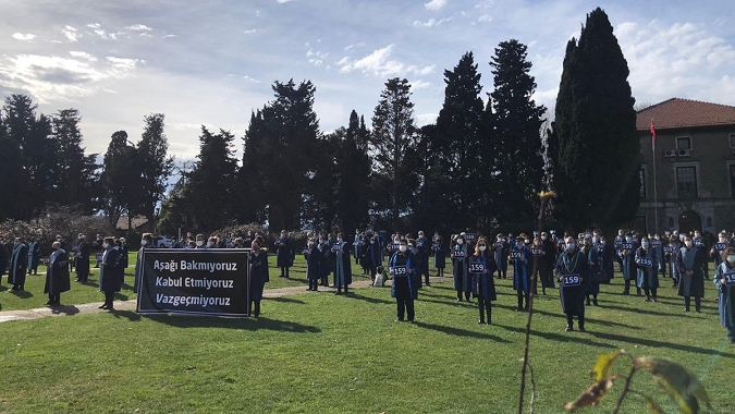 Boğaziçi Üniversitesi’nde tepkiler sürüyor