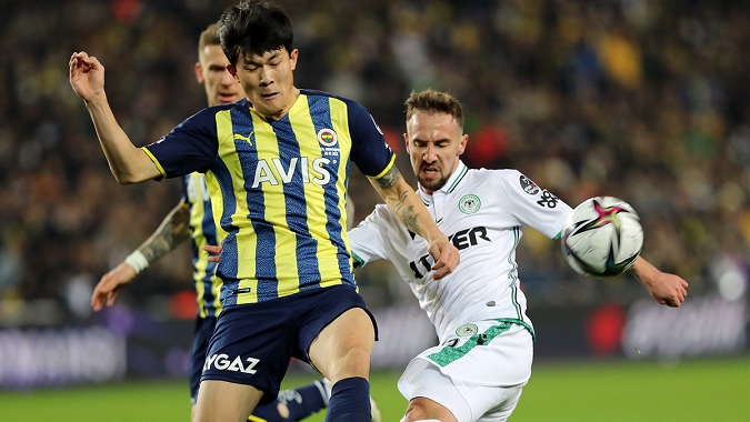 Fenerbahçe, Konyaspor'u 2-1 yendi