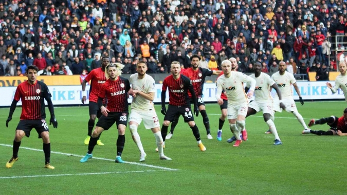 Galatasaray, Gaziantep'e deplasmanda 3-1 yenildi