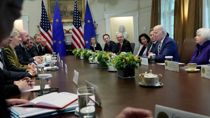 ABD-AB Zirvesinden İsrail'e destek çıktı
