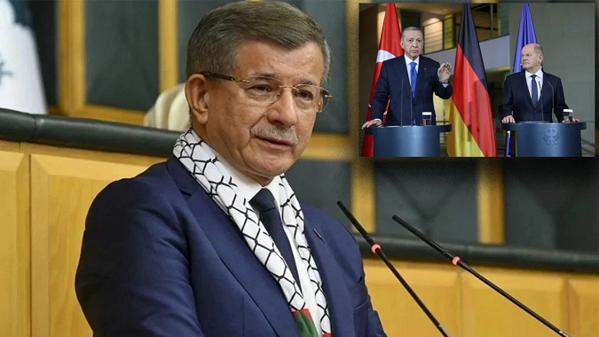 Davutoğlu 'İsrail Uçakları Türkiye'den Giden Petrol ile Vuruyor'