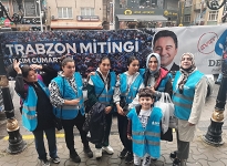 DEVA Partisi Trabzon’a Yağmurda Engel Olamadı