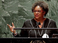 Barbados Başbakanı tepki gösterdi