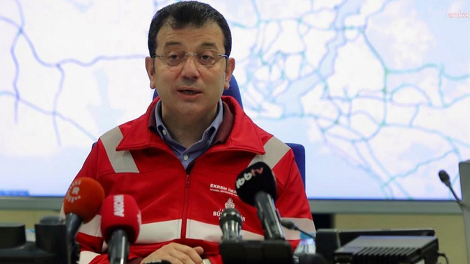 İmamoğlu 'Sorumlu olduğumuz yolları 12 saat içinde açtık'