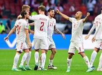 EURO 2020'nin ilk çeyrek finalisti Danimarka
