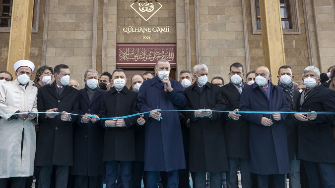 Erdoğan, SBÜ Gülhane Camii açılışını yaptı