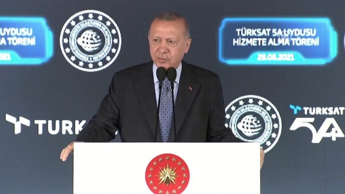 Erdoğan '5A Uydusu'nu aktif hale getirdi

