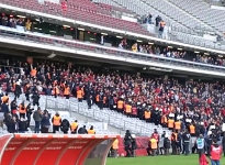 Karagümrük Trabzonspor maçında gerginlik