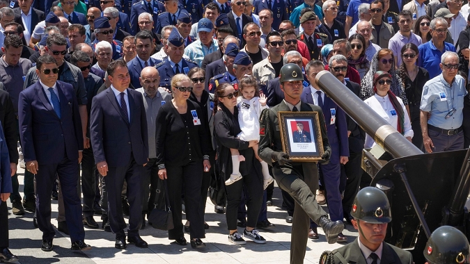 Korgeneral Mehmet Şanver son yolculuğuna uğurlandı
