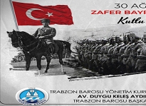 Trabzon Barosu 30 Ağustos Kutlaması