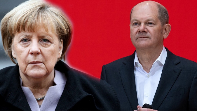 Merkel'den seçimleri kazanan Scholz'a tebrik
